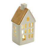 Figurine Chalet Noël avec toit doré Très Grand Format